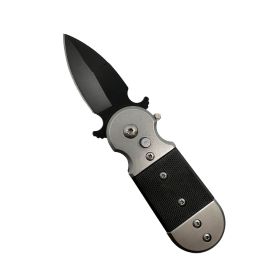 4.75 Automatic Knife With Safety Lock (Color: black)
