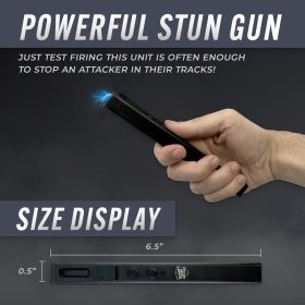 Streetwise Hot Rod 50,000,000 Dual Light Stun Gun (Color: GRAY)