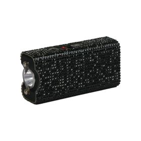 Streetwise Rhinestun Keychain Stun Gun (Color: black)