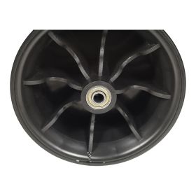 Fishing Cart with Rod Holders ,Beach Wagon with Big Wheels for Sand 500lbs capacity - All Terrain Steel Frame Utility Cart with 9" Pneumatic Tire (Color: as Pic)