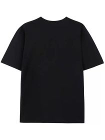 [Novelty Fun] Men's Cotton T-Shirt with "Please Hold I'm on The Other Line" Fishing Graphic, Casual Crew Neck, All- (Color: black, size: XXL)